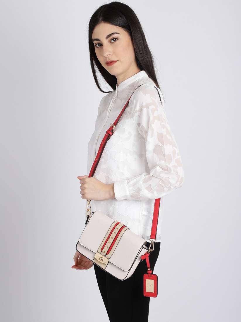 Allen solly beige sling bag on sale