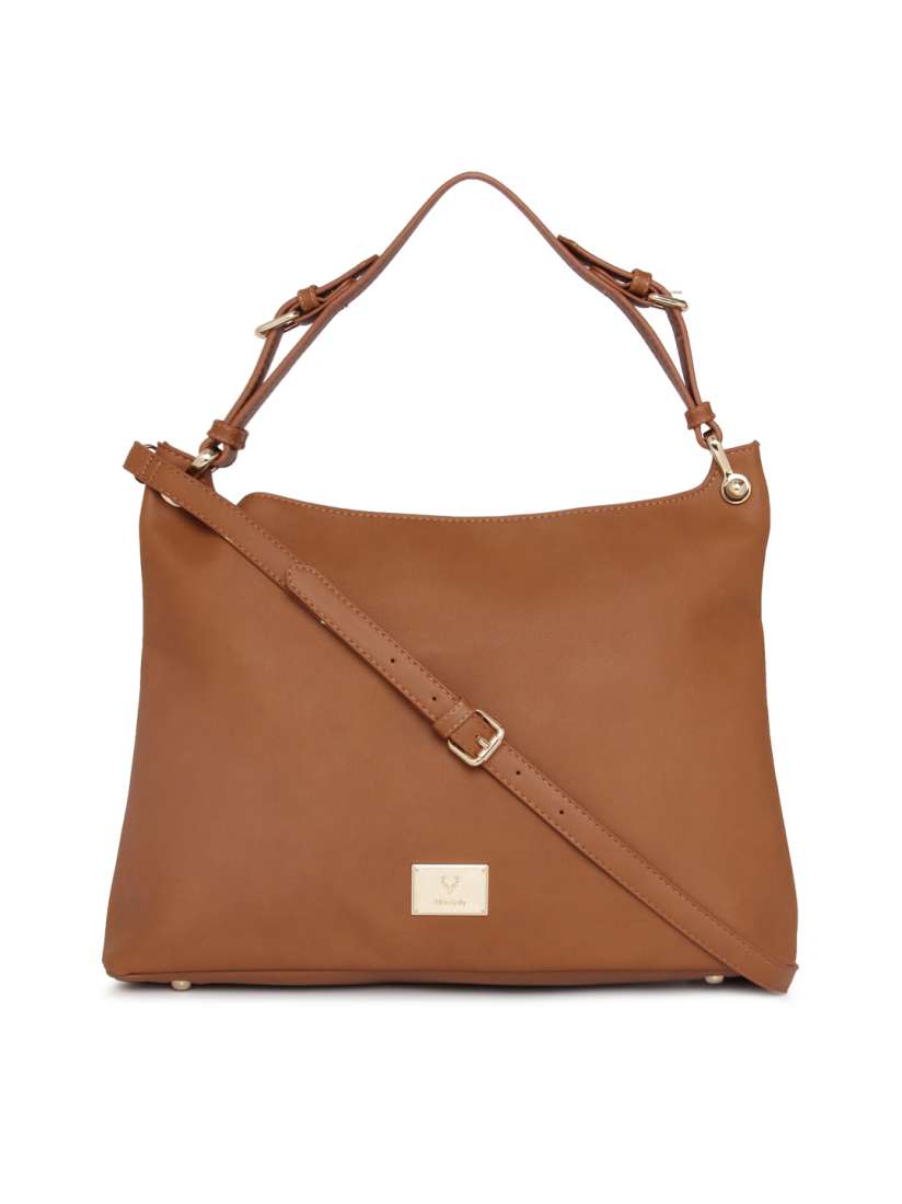 Allen solly tan solid shoulder bag deals