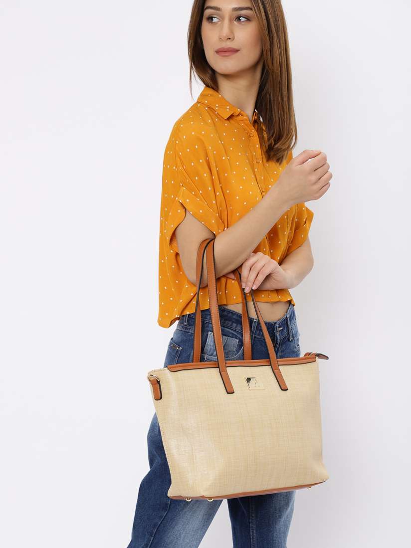Allen solly beige handbag on sale
