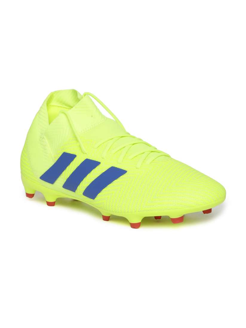 Buy ADIDAS Men Fluorescent Green NEMEZIZ 18.3 Firm Ground Football Shoes Sports Shoes for Men 8537997 Myntra
