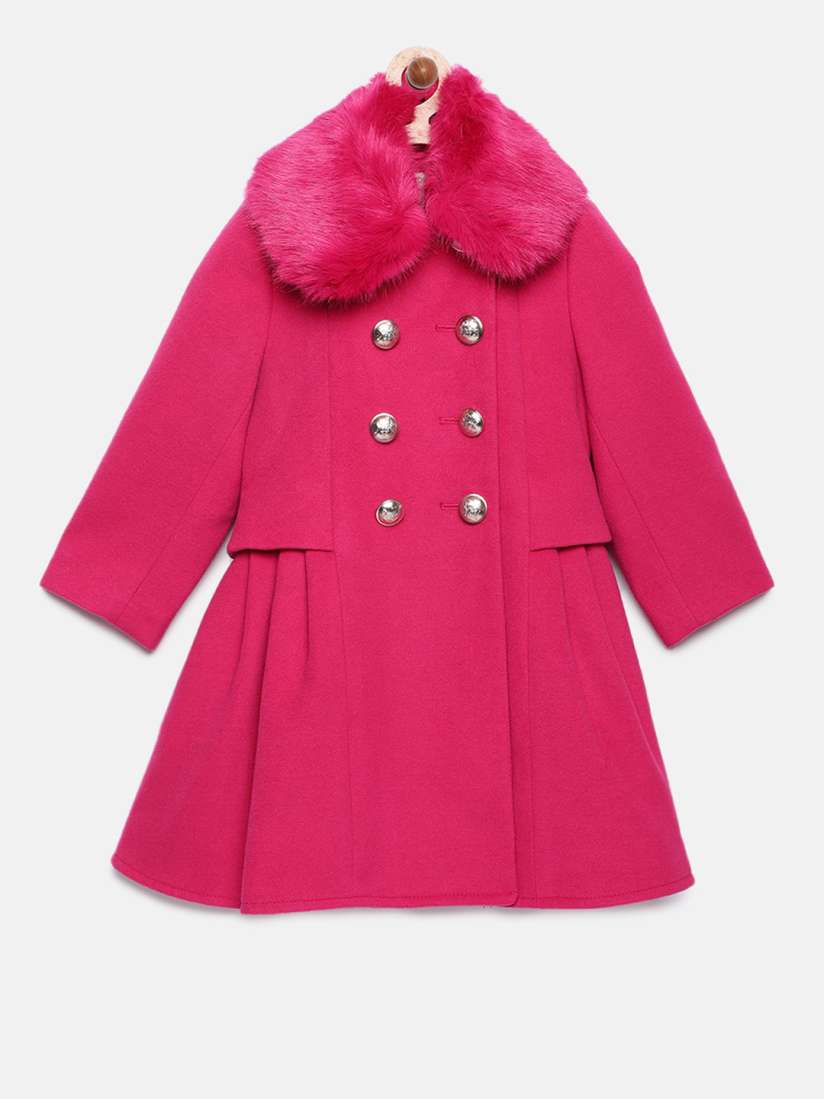 Buy MONSOON CHILDREN Girls Pink Overcoat Coats for Girls 8538247 Myntra