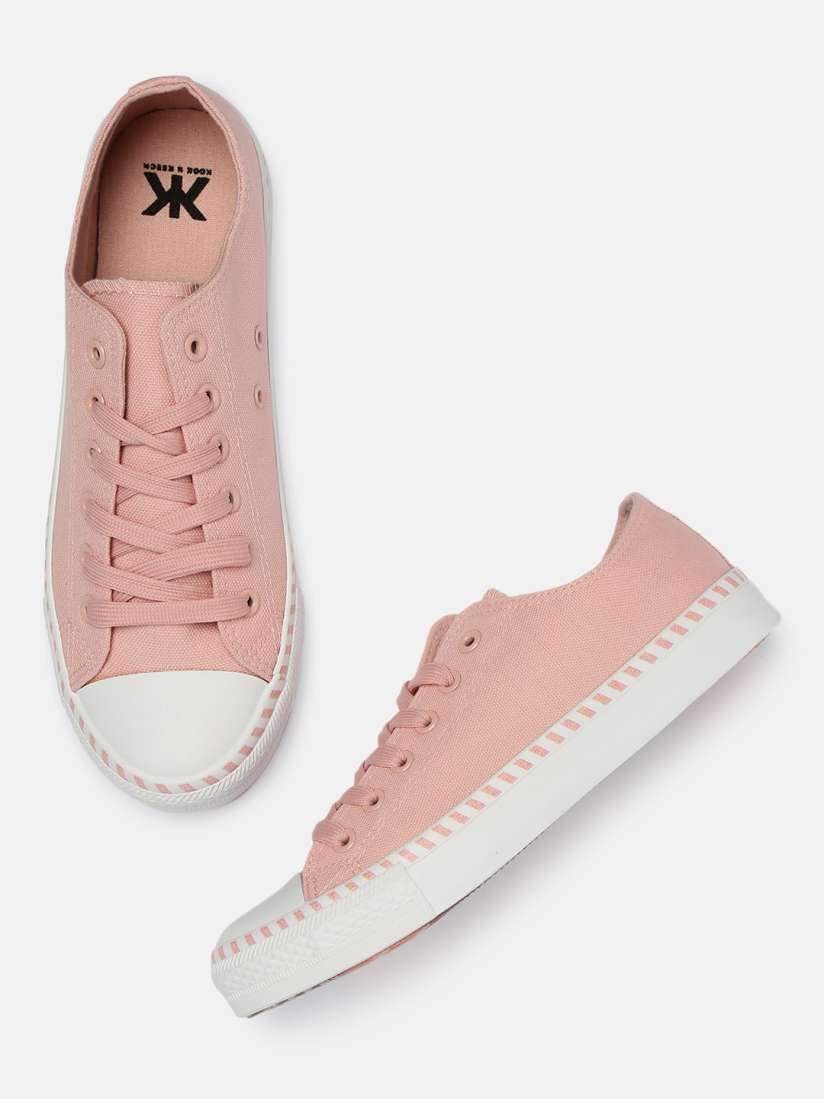 Buy Kook N Keech Women Nude Coloured Sneakers Casual Shoes for Women 8540781 Myntra