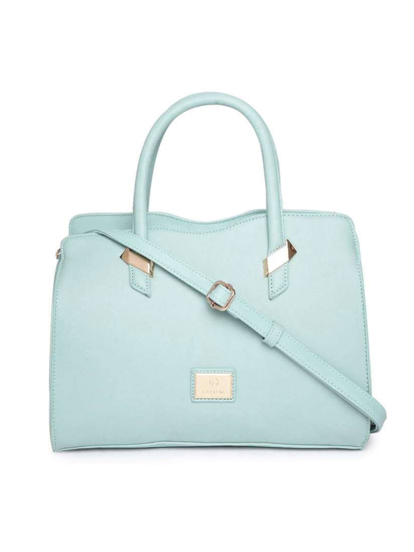 Caprese blue solid handheld bag shop