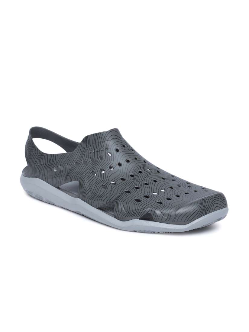 Buy Crocs Swiftwater Men Grey Clogs Sandals for Men 8568727 Myntra