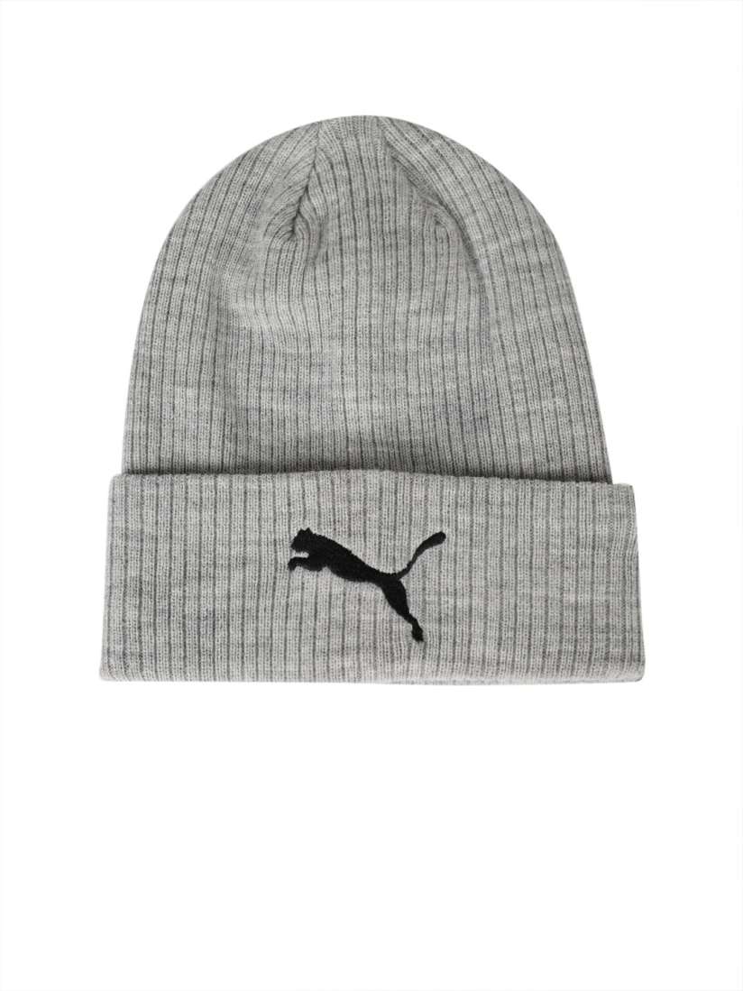 Buy Puma Unisex Grey Solid Bronx Beanie Caps for Unisex 8592629 Myntra