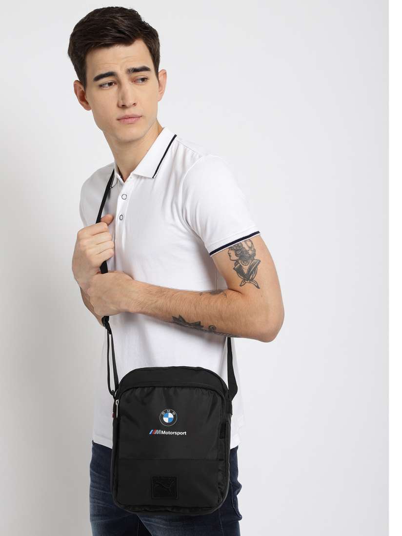 Buy Puma Unisex Black Solid BMW Motorsport Messenger Bag Messenger Bag for Unisex 8592877 Myntra