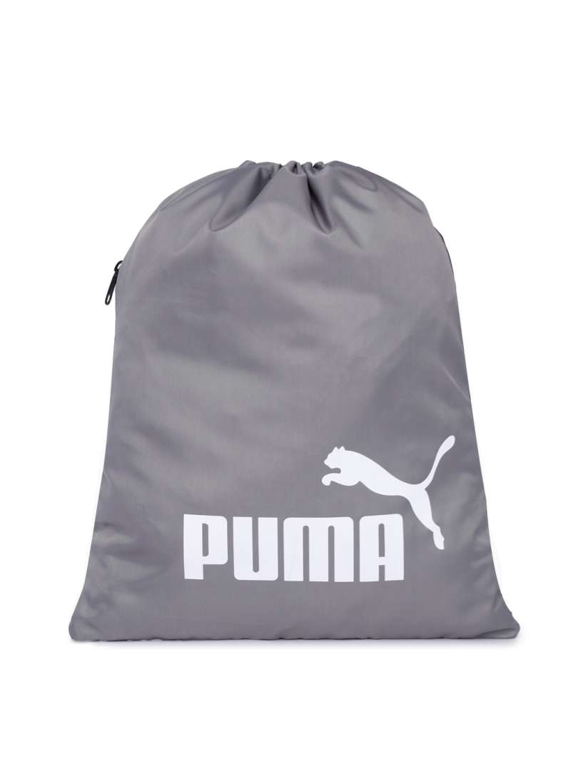 Buy Puma Unisex Grey Brand Logo Classic Gym Sack Backpacks for Unisex 8592967 Myntra