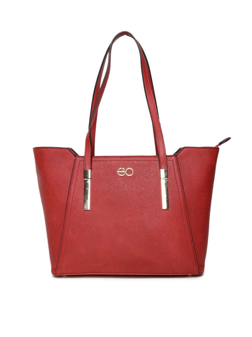 Buy E2O Red Solid Shoulder Bag Handbags for Women 8596377 Myntra