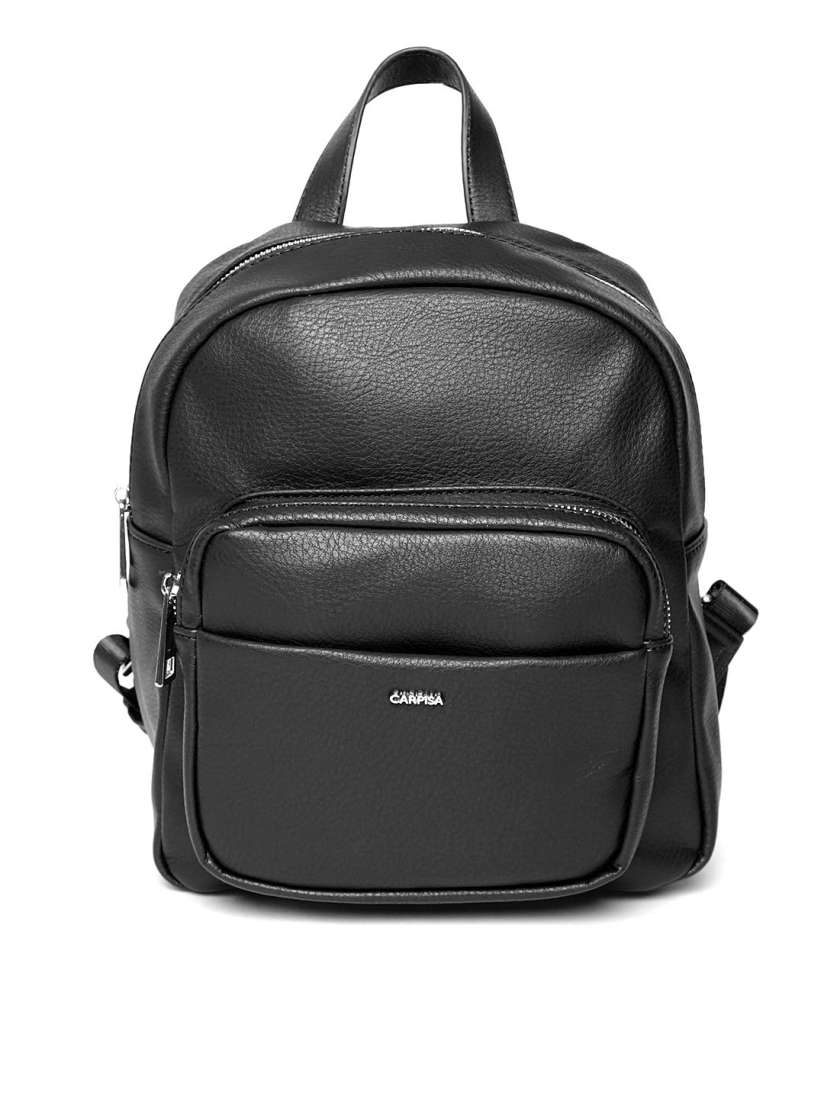 Buy CARPISA Women Black Solid Backpack Backpacks for Women 8600749 Myntra