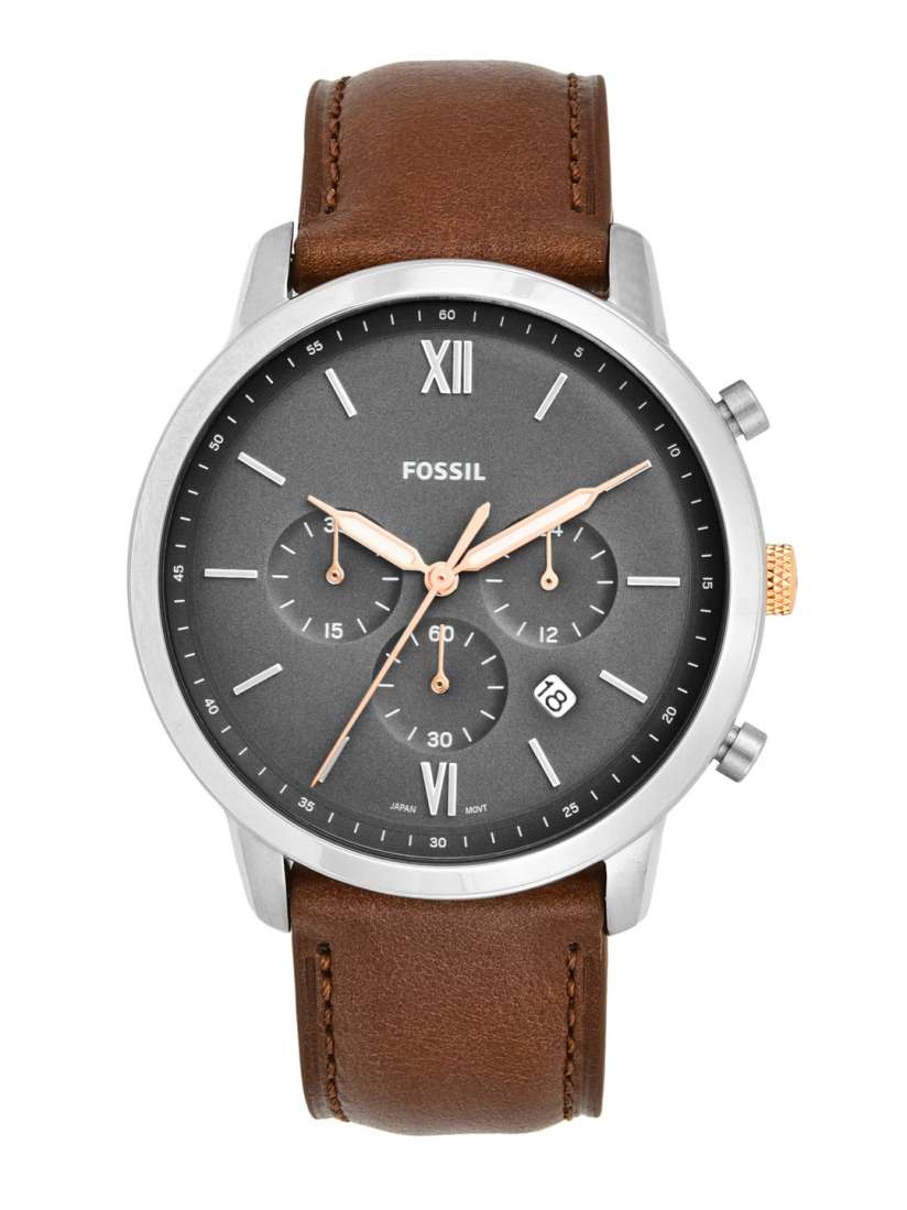 Buy Fossil Men Charcoal Grey Analogue Watch FS5408I FSS Factory Serviced Watches for Men 8603161 Myntra