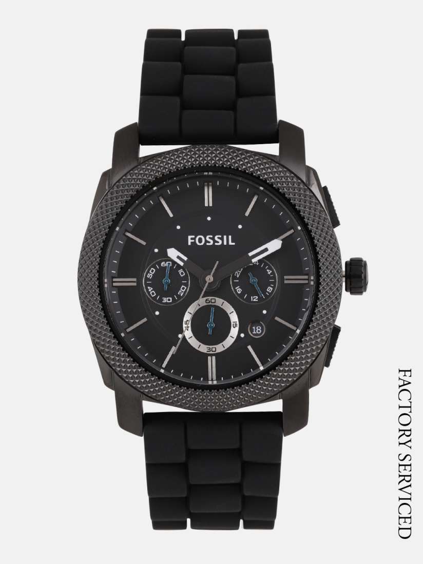 Buy Fossil Men Black Analogue Watch FS4487I FSS Factory Serviced Watches for Men 8603253 Myntra