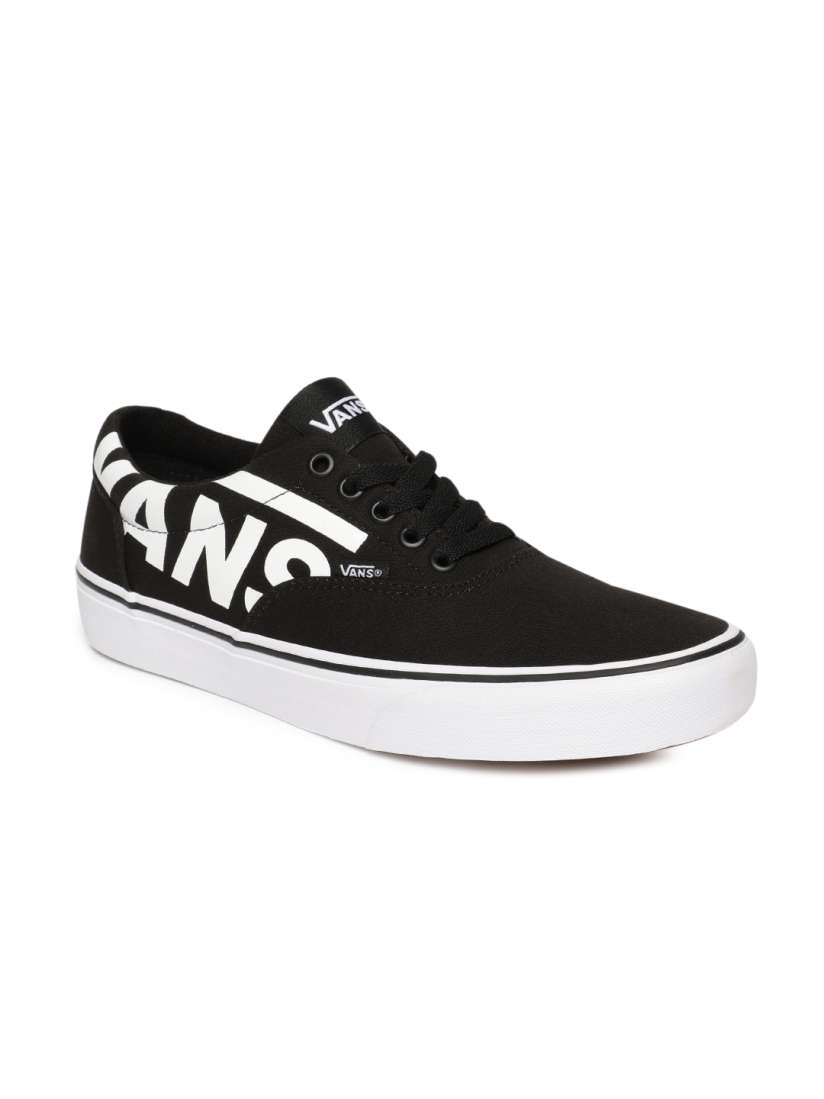 Buy Vans Men Black Printed Sneakers Casual Shoes for Men 8603619 Myntra
