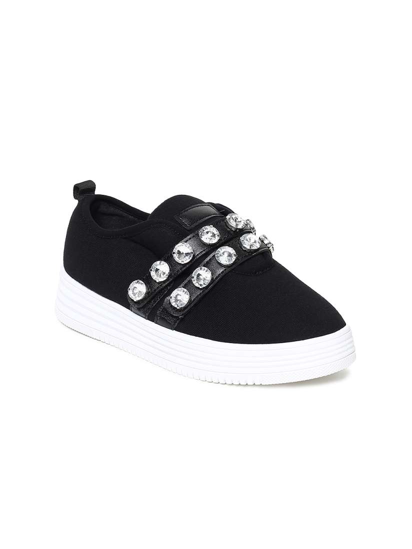 Buy Catwalk Women Black Sneakers Casual Shoes for Women 8607933 Myntra