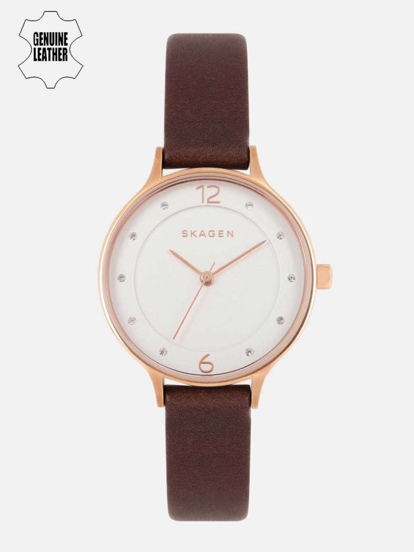 Skagen rose gold watch ladies best sale