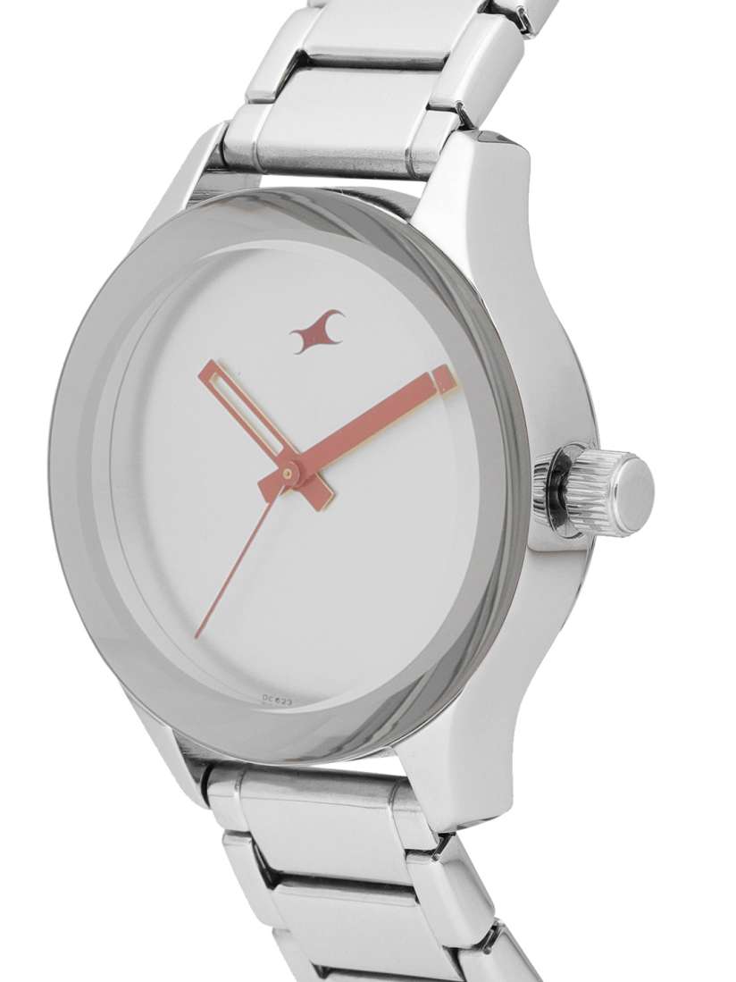 Buy Fastrack Women Silver Toned Analogue Watch NK6078SM02 Watches for Women 8614113 Myntra