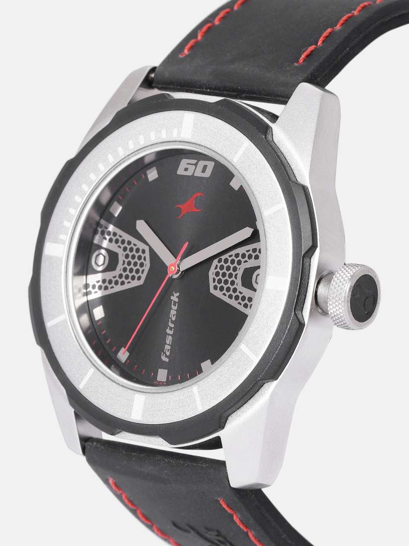 Buy Fastrack Men Black Analogue Watch NK3099SP04 OR2 Watches for Men 8614463 Myntra