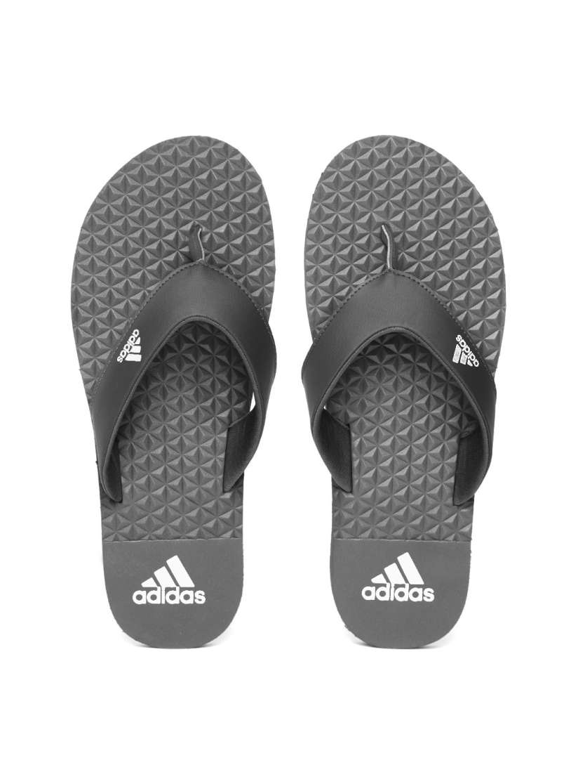Adidas gray thong flip flop sales