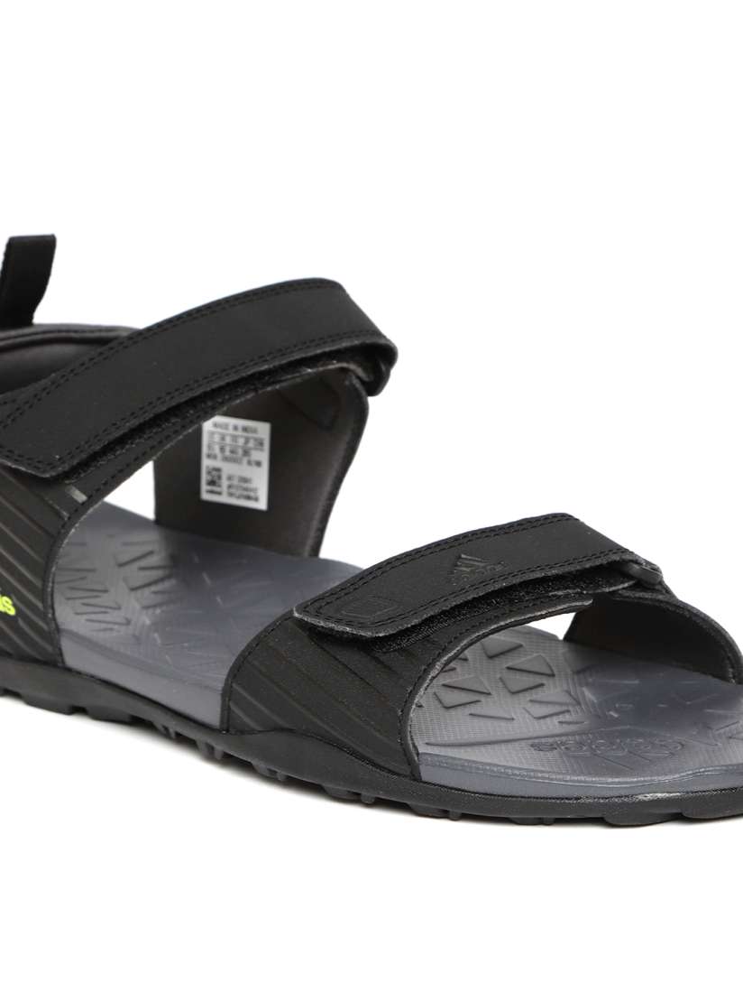 Buy ADIDAS Men Black Hoist 2019 Striped Sports Sandals Sandals for Men 8615895 Myntra