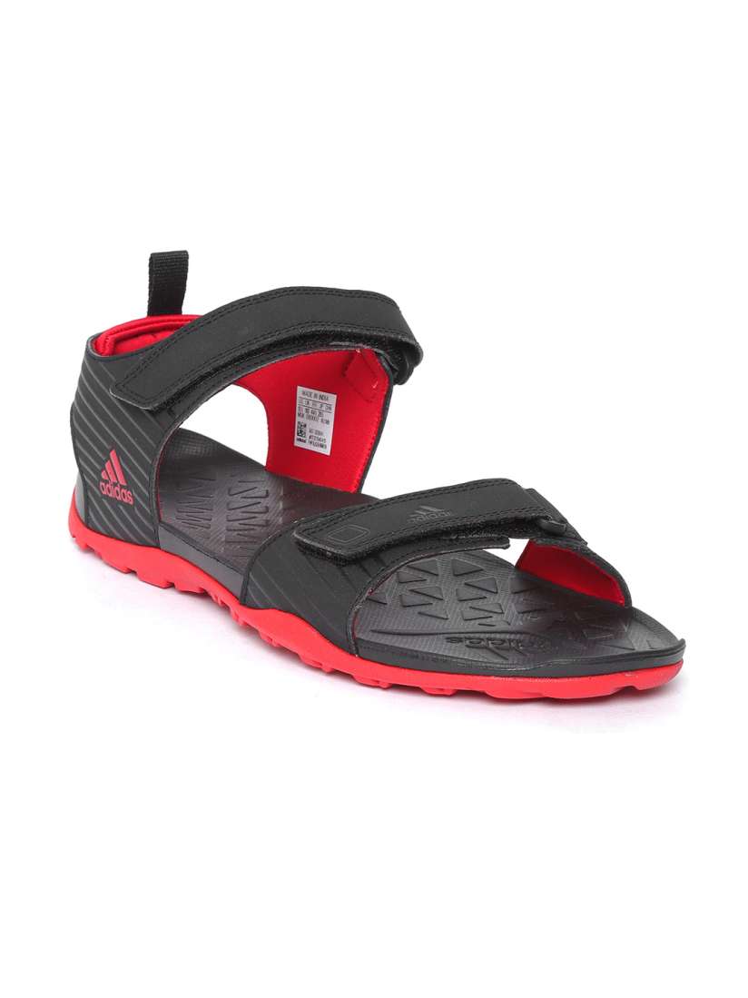 Buy ADIDAS Men Black Hoist 2019 Striped Sports Sandals Sandals for Men 8615899 Myntra