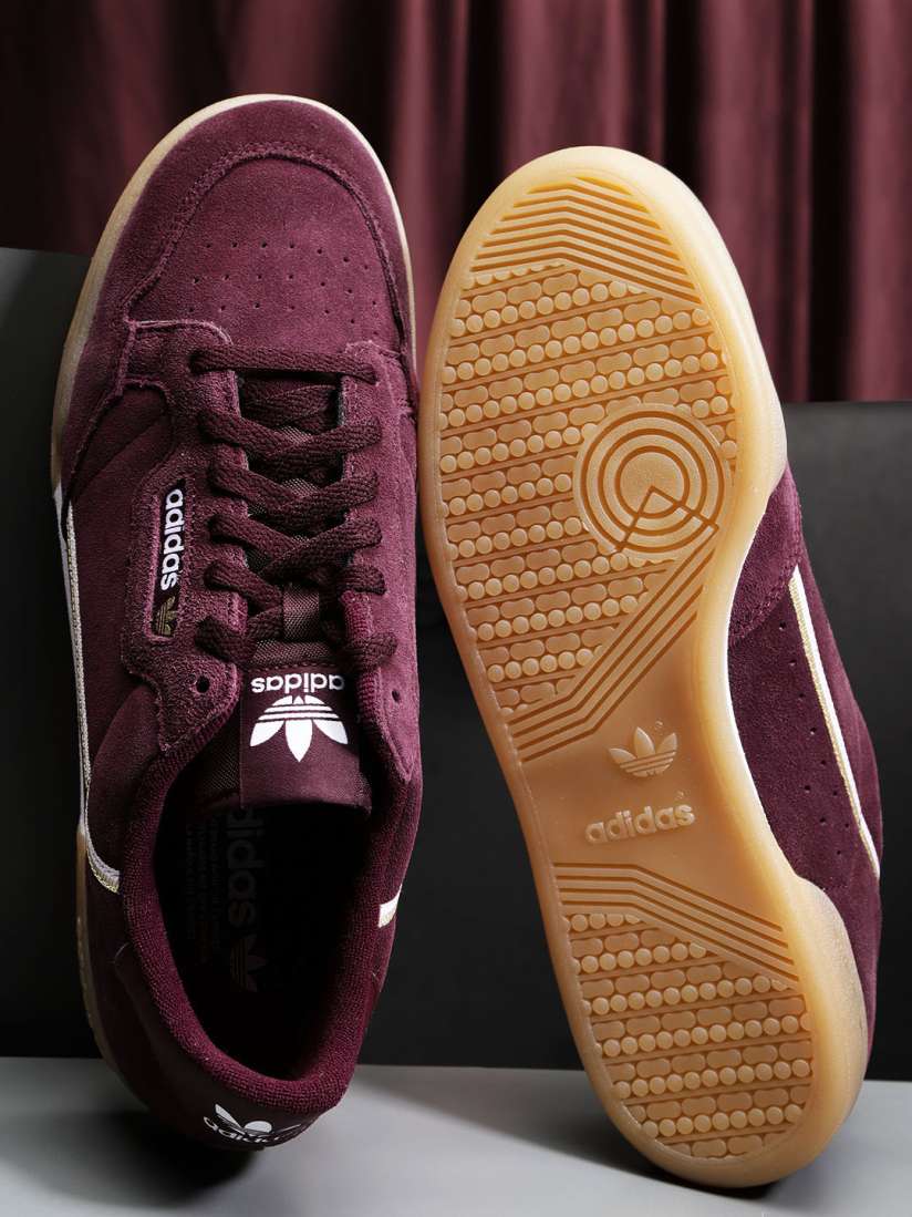 Buy ADIDAS Originals Men Burgundy Continental 80 Sneakers Casual Shoes for Men 8616459 Myntra