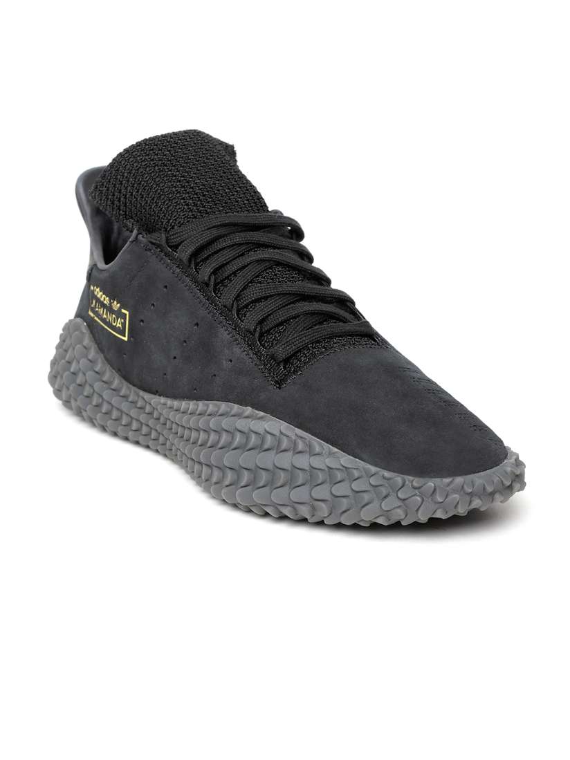 Buy ADIDAS Originals Men Black Leather Perforated Kamanda 01 Sneakers Casual Shoes for Men 8616703 Myntra