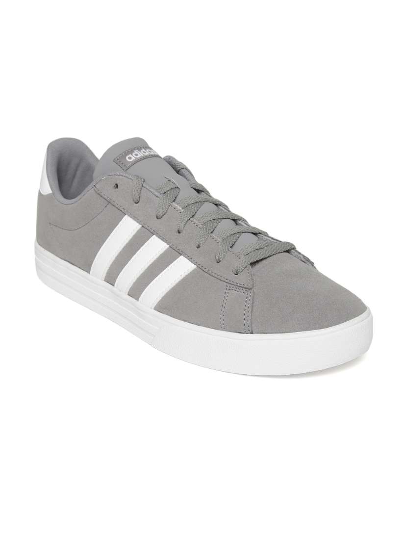 Buy ADIDAS Men Grey White Daily 2.0 Suede Basketball Shoes Casual Shoes for Men 8616881 Myntra