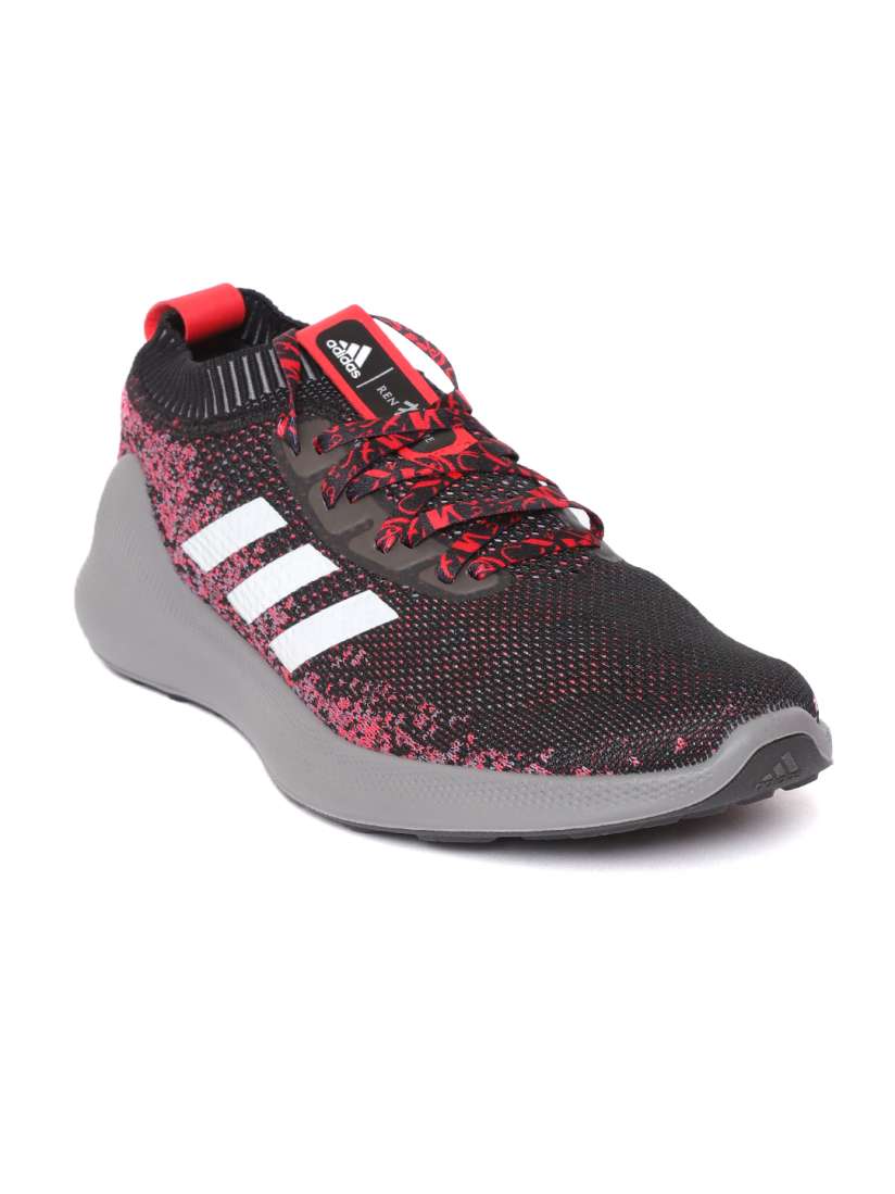 Buy ADIDAS Men Black Pink PureBounce Running Shoes Sports Shoes for Men 8618173 Myntra