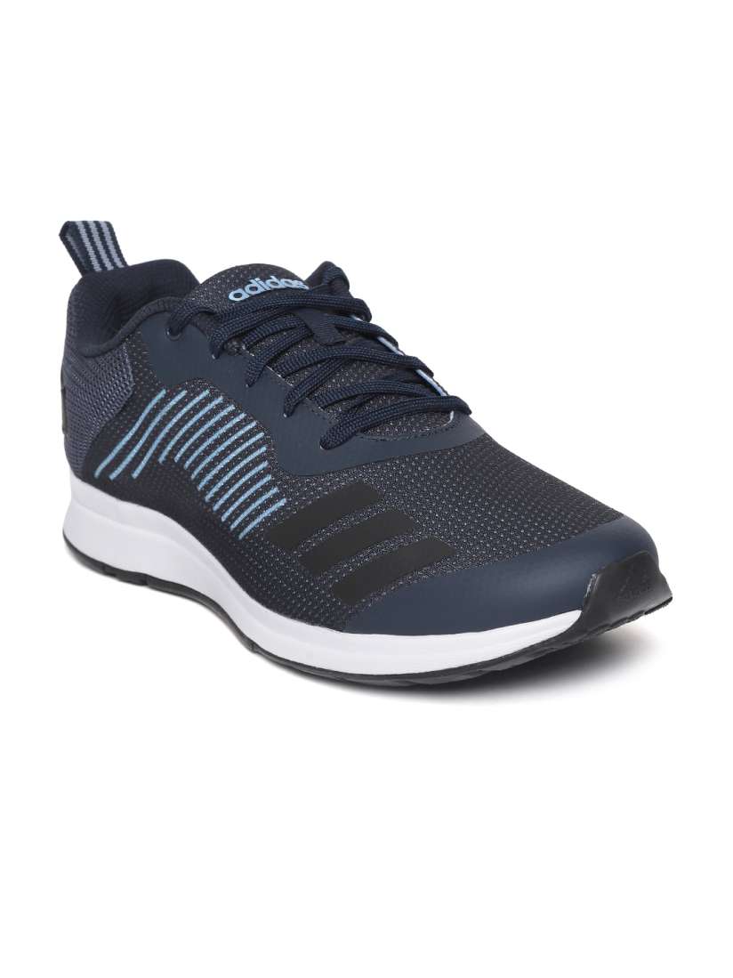 Buy ADIDAS Men Navy Blue Striped Puaro Running Shoes Sports Shoes for Men 8618433 Myntra