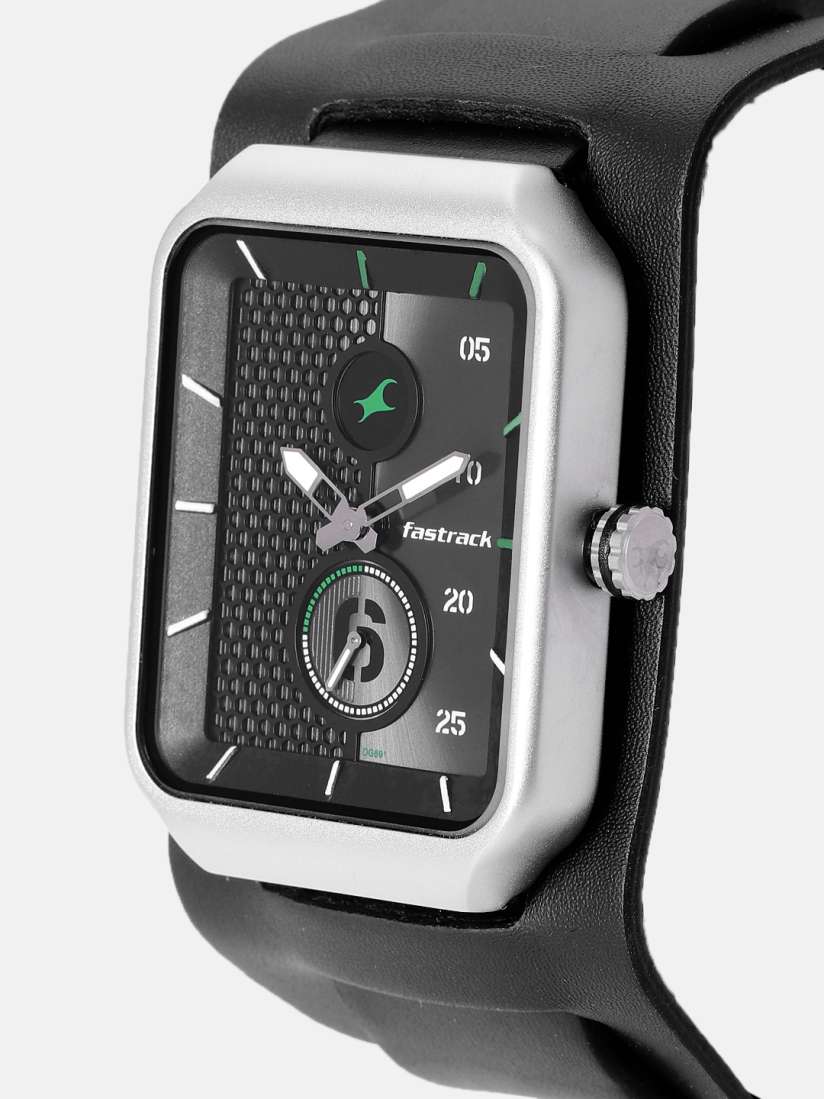 Buy Fastrack Men Black Analogue Watch 3173SL01 OR2 Watches for Men 8620599 Myntra