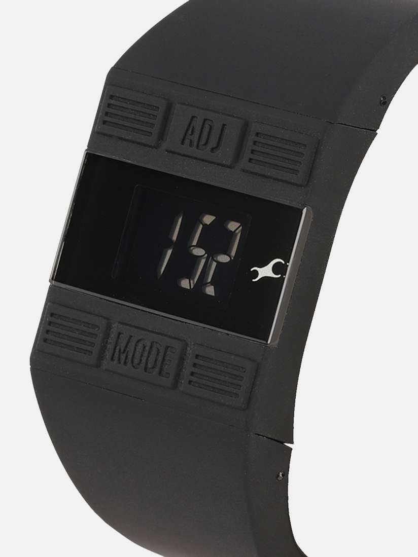 Fastrack black digital watch clearance