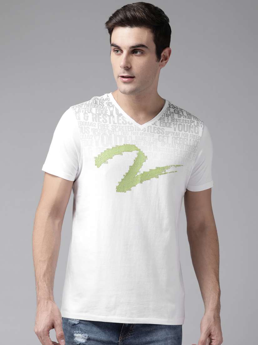 Spykar t shirts myntra clearance