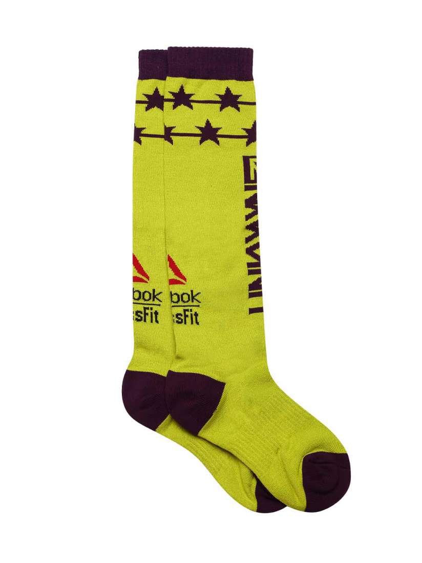 Buy Reebok CrossFit Women Lime Green Knee Length Training Socks Socks for Women 862693 Myntra