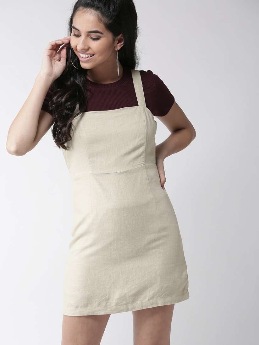 Myntra pinafore dress 2025
