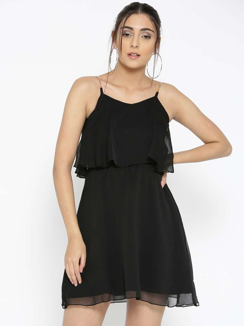 Stalkbuylove black dress top