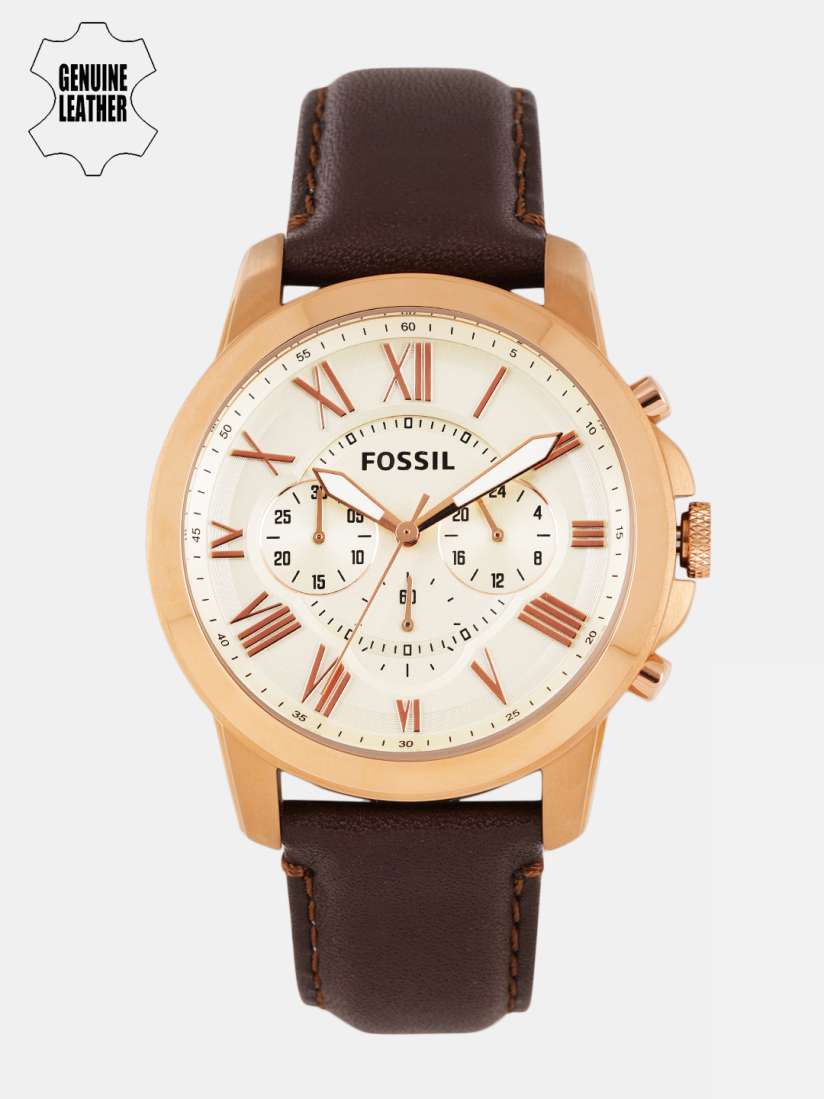 Buy Fossil Men Cream Coloured Factory Serviced Analogue Watch FS4991 FSS Watches for Men 8649681 Myntra