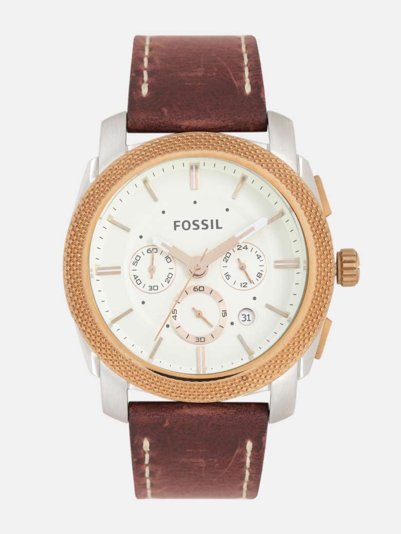 Buy Fossil Men Cream Coloured Analogue Factory Serviced Watch FS5040I FSS Watches for Men 8649981 Myntra