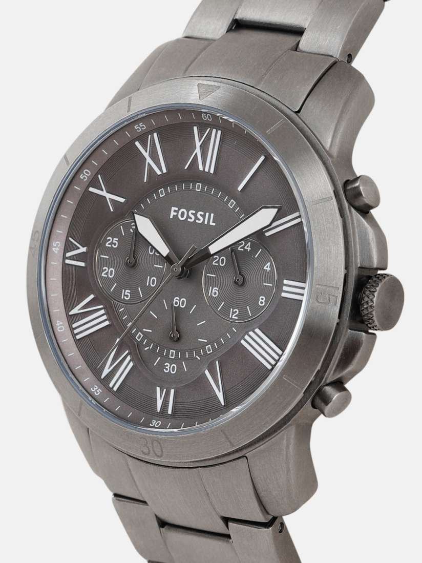 Buy Fossil Men Gunmetal Toned Analogue Watch FS5256I FSS Watches for Men 8650011 Myntra