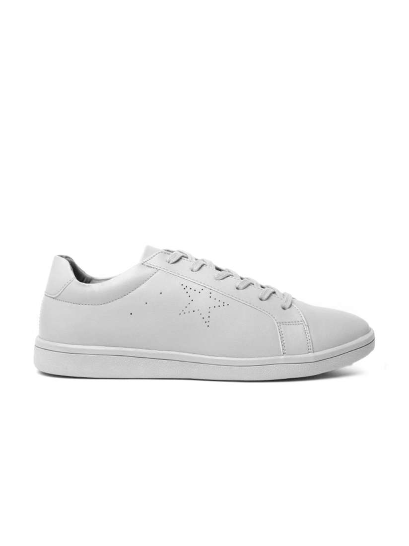 Buy ether Men Grey Solid Sneakers Casual Shoes for Men 8671997 Myntra
