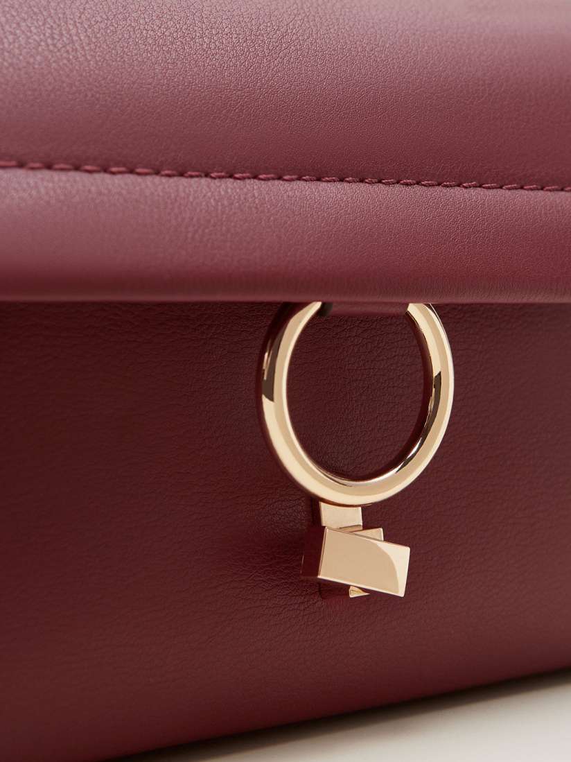 Buy MANGO Maroon Solid Sling Bag Handbags for Women 8676189 Myntra