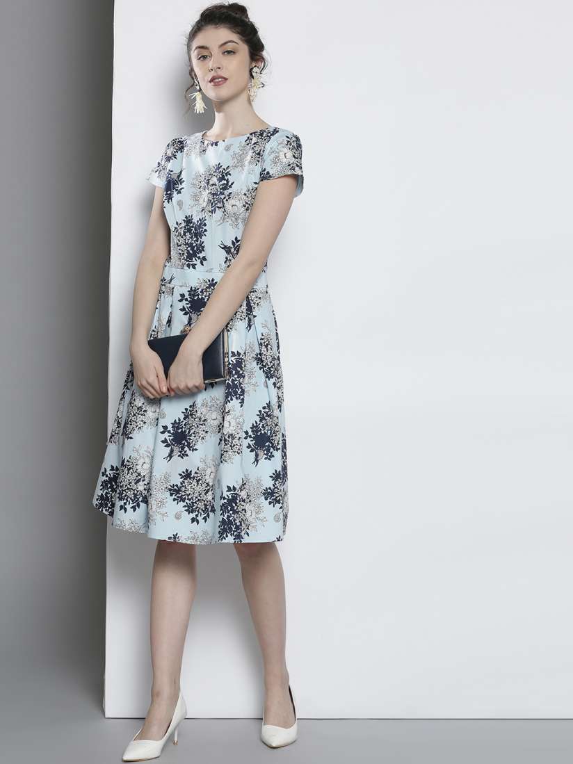 Dorothy perkins blue floral dress store