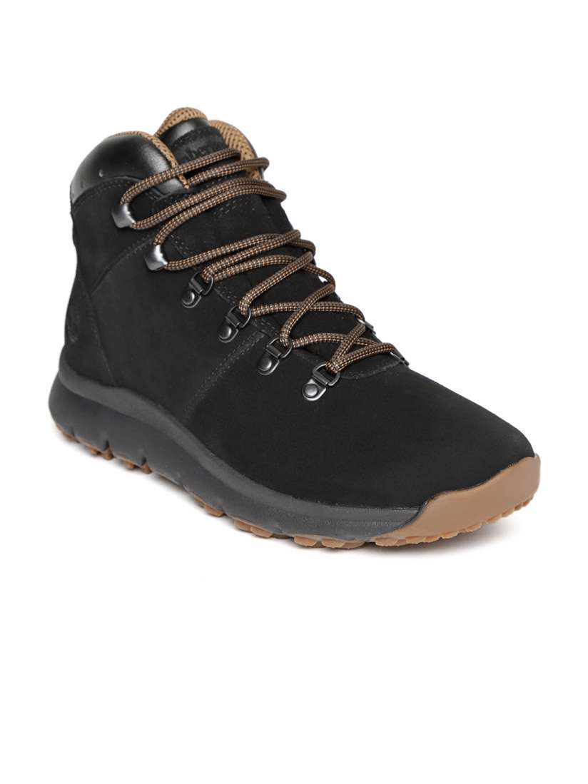 Buy Timberland Men Black World Hiker Mid Leather Boots Sports Shoes for Men 8685469 Myntra
