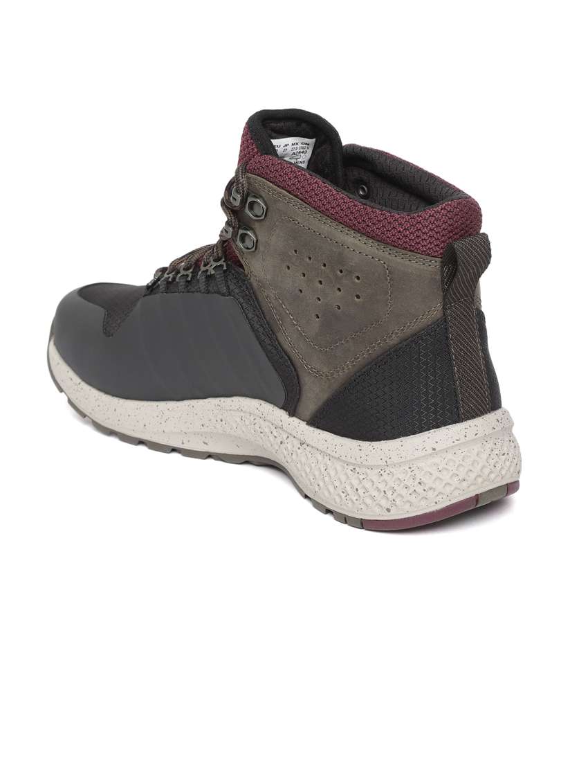 Buy Timberland Men Black Olive Green FlyRoam Trail Fabric Waterproof Hiking Boots Boots for Men 8685479 Myntra