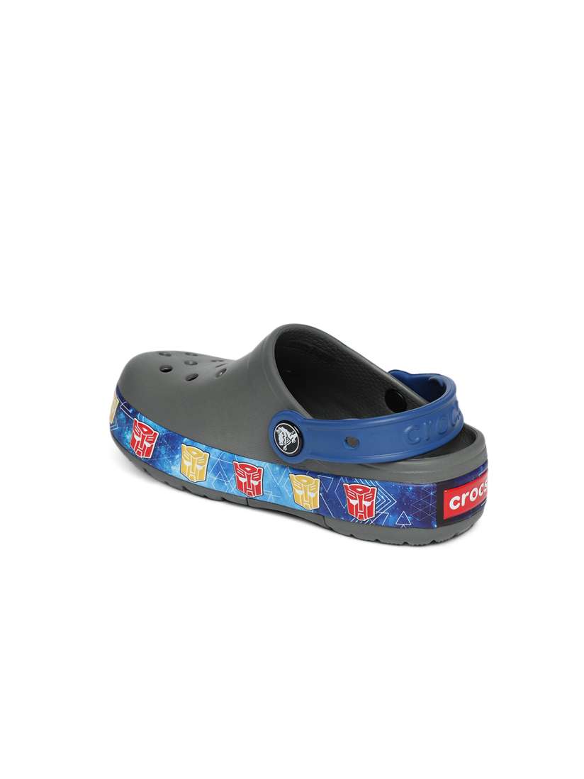 Buy Crocs Boys Grey Printed Transformers Clogs Flip Flops for Boys 8696541 Myntra