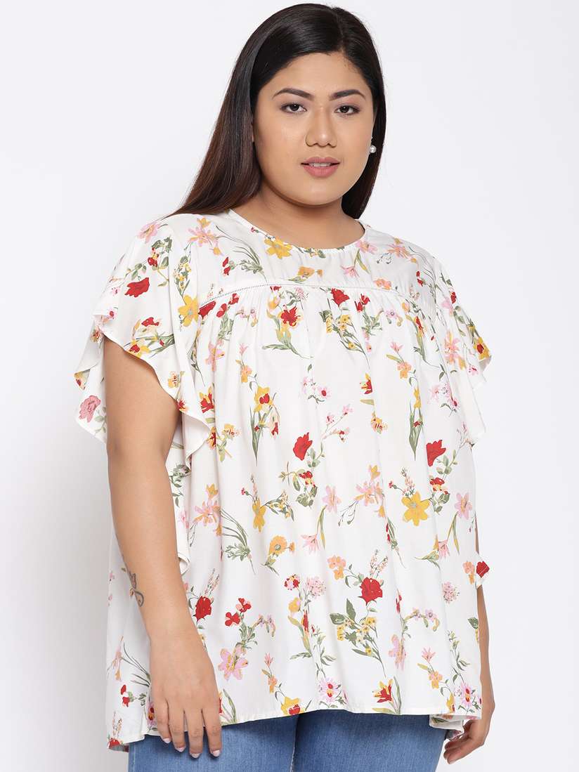 myntra plus size tops