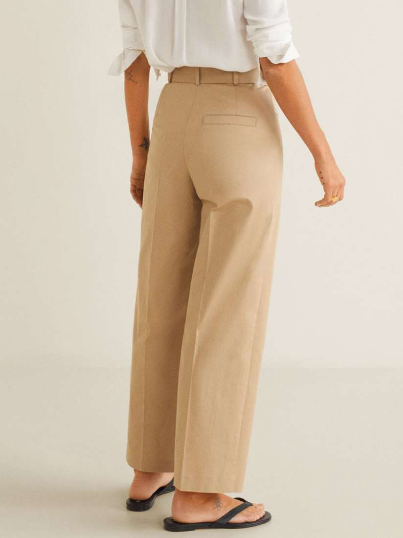 Mango beige pants top