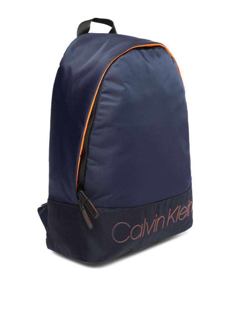 Buy Calvin Klein Men Navy Blue Solid Backpack Backpacks for Men 8706957 Myntra