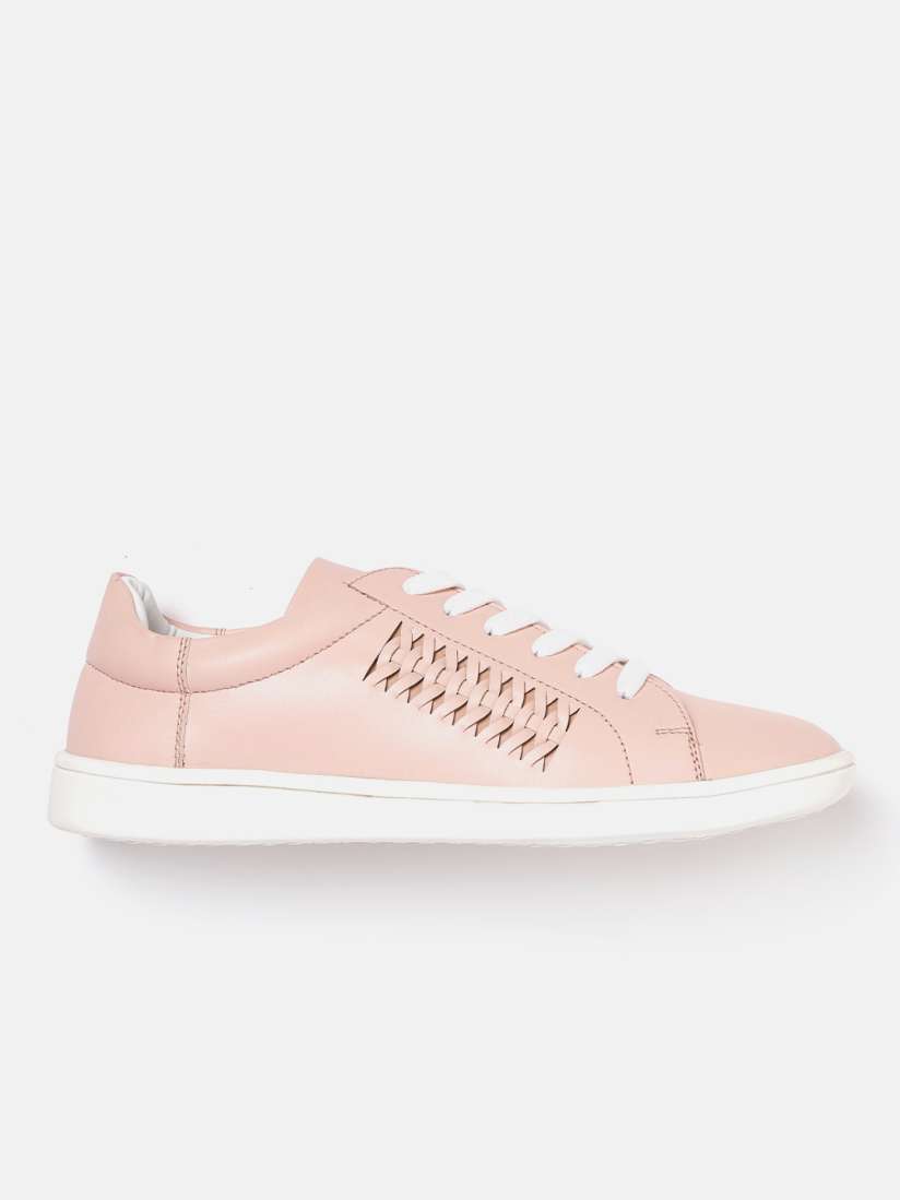 Buy DressBerry Women Peach Coloured Sneakers Casual Shoes for Women 8734849 Myntra