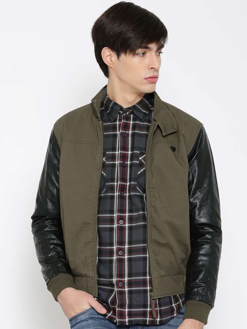 John player jacket myntra on sale