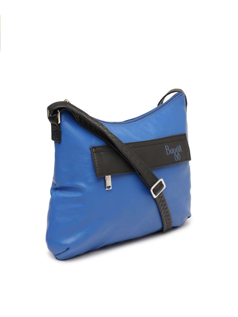 Buy Baggit Blue Solid Sling Bag Handbags for Women 8744309 Myntra