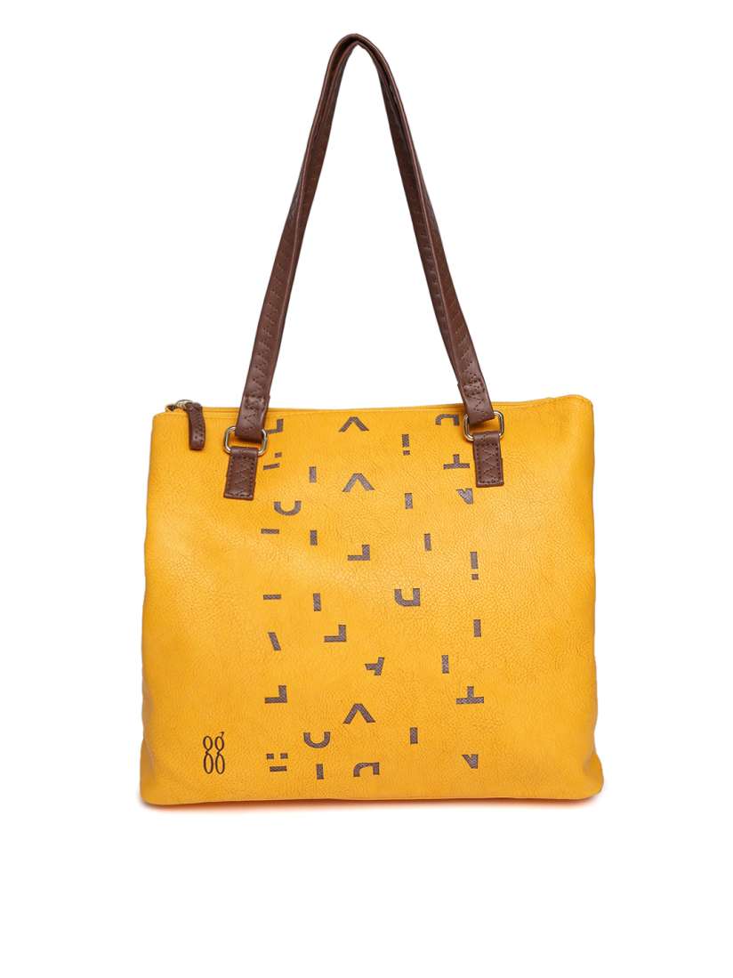Buy Baggit Yellow Textured Shoulder Bag Handbags for Women 8744347 Myntra